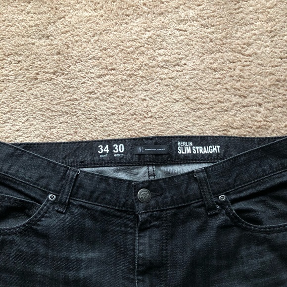inc jeans berlin slim straight